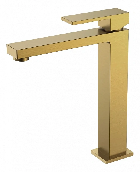 Boheme Смеситель для умывальника высокий QUBIC Bronze