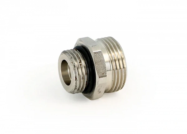 Ниппель 1/2" x 3/4"ЕК под запорный клапан, нерж сталь, для коллекторных групп 452P/453P Uni-Fitt