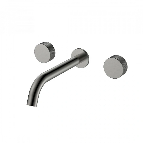 Смеситель из стены STICK TOUCH на 3 отв. Gun Metal