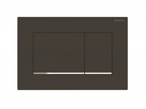 GEBERIT Кнопка смыва SIGMA 30 к 111.300/350/361/362/380/390/796 черный матовый/хром глянцевый/черный