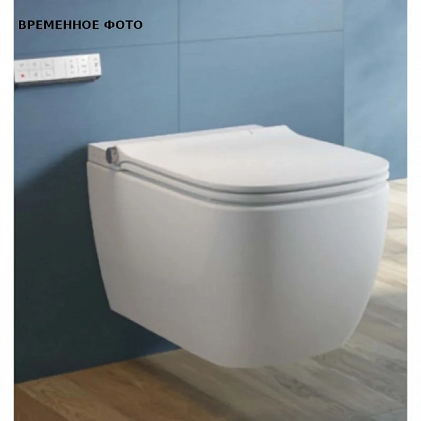 Uni-Flow Унитаз подвесной в комплекте с крышкой-биде, цвет белый  CH1048ZR-A