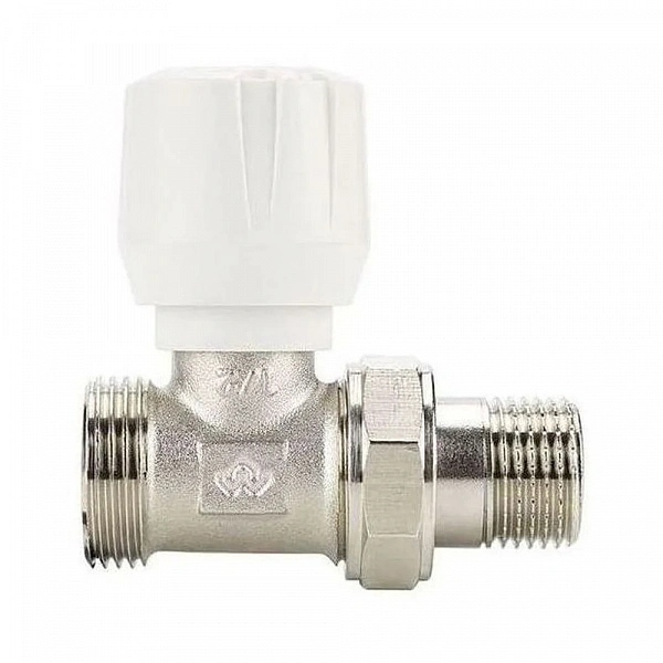 Ручной радиаторный клапан Varmega VM10102, 1/2" x 3/4"EK, прямой