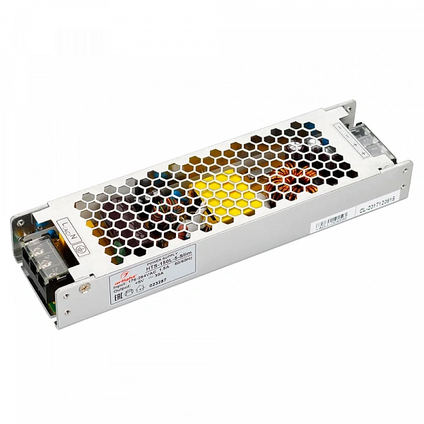 Блок питания HTS-150L-5-Slim (5V, 30A, 150W) (Arlight, IP20 Сетка, 3 года) 023287