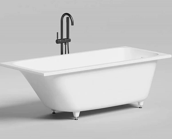 Salini ORLANDA KIT Встраиваемая ванна 1600х700х600мм, "Up&Down", сифон, мат-л: S-Sense, глянцевый, б