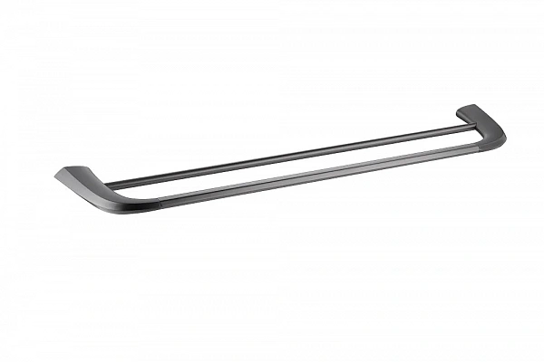 LINER-THD-60-GM Полотенцедержатель двойной 60 см, исполнение оружейная сталь
