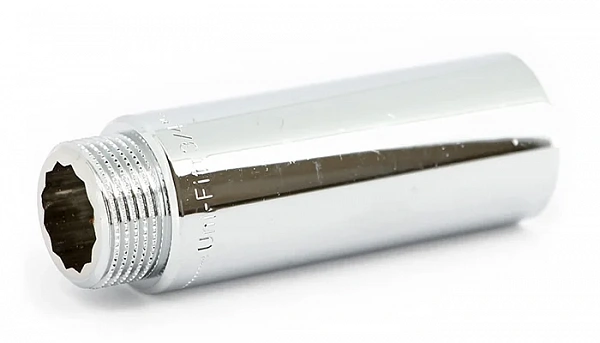 Удлинитель НВ 30 мм х 1/2", хромированный Uni-Fitt