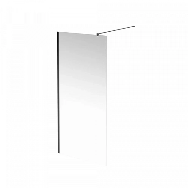 Kerama Marazzi VE.90.WI.BLK.M Душевая перегородка VETRO, 90х195, матовый черный 8 мм