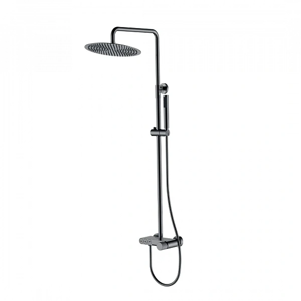 Boheme Стойка для душа STICK SHINE GUN METAL LINEA