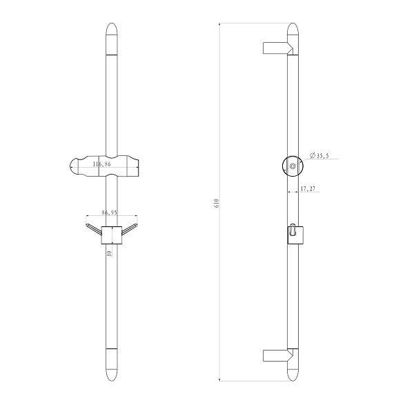 Стойка для душа Lemark LM8063C