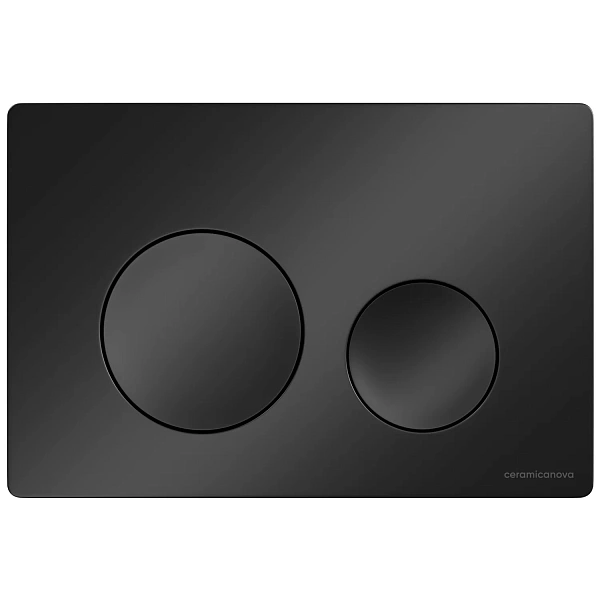 Кнопка смыва Balance, клавиши Circle, цвет черный матовый, арт. CN12-001MB