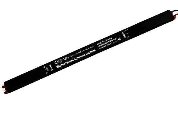 Donel Блок питания 60W DC24V, 2.5А, IP67, 313x18x15мм,серия: DN8HF
