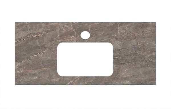 Kerama Marazzi PL2.SG570002R/100 Спец. изделие для раковин, встраиваемых сверху, 100 см Парнас пепел