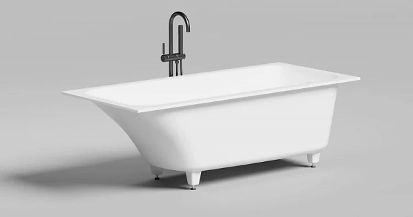 Salini Orlanda KIT Встраиваемая ванна 170х75х60cм., "Up&Down", сифон, слив-перелив, белый глянцевый