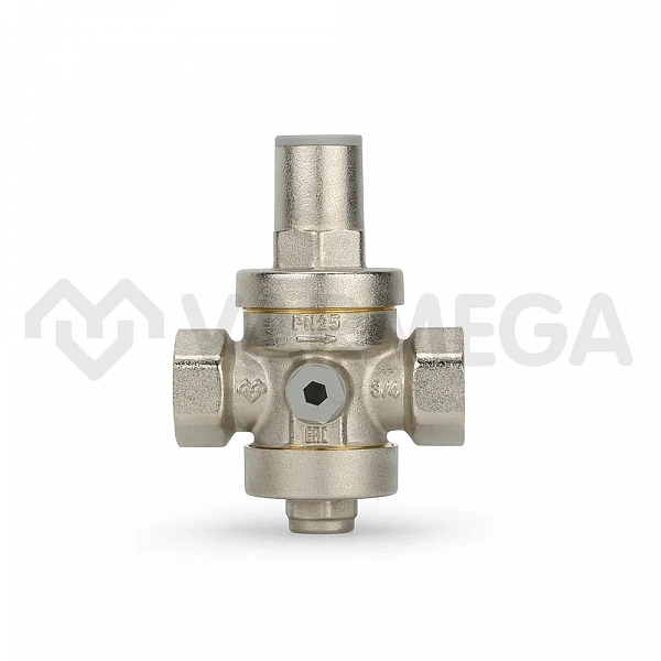 Редуктор давления Varmega VM12702, 3/4", PN25, поршневой, с присоединением к манометру