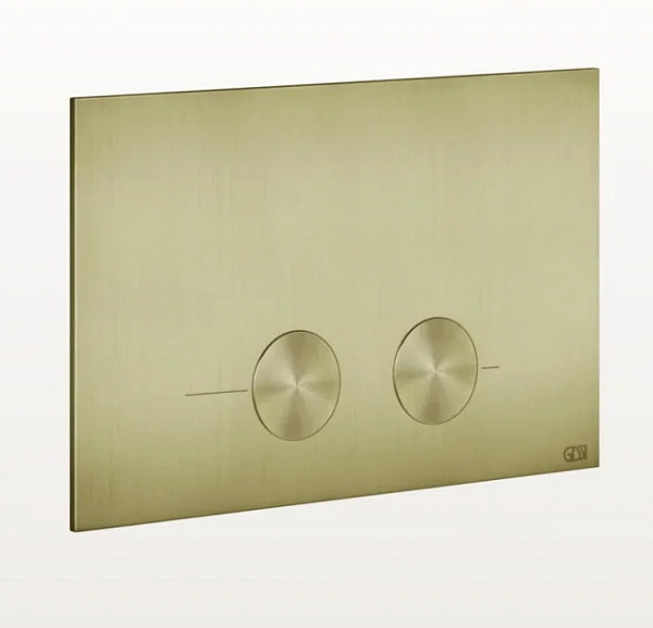 Gessi Total Look клавиша смыва Geberit Sigma 8 e Sigma 12, цвет Brushed Brass PVD