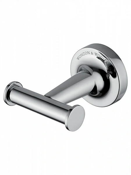 Двойной крючок для ванной WONZON & WOGHAND SIMPLE, Хром (WW-6525), шт