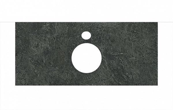 Kerama Marazzi PL1.VT97/80 Спец. изделие для накладных раковин 80 см Риальто зеленый темный