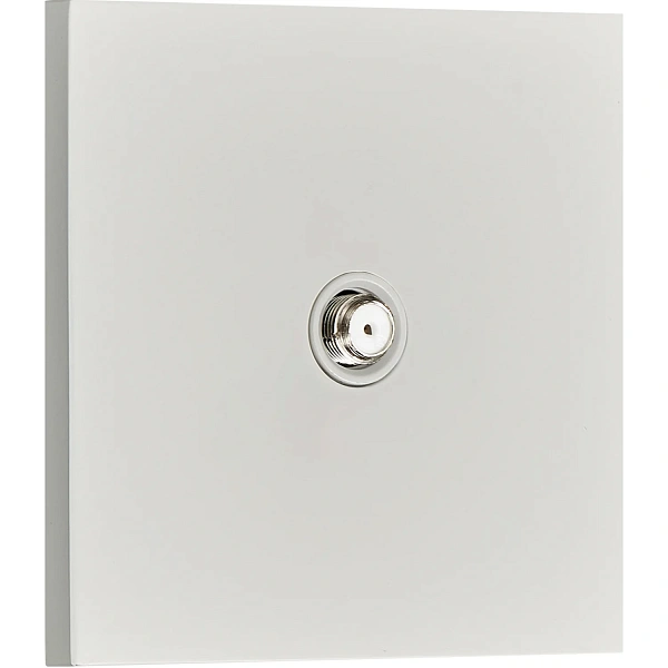 Donel N96  Спутниковая розетка SAT 1 Вых.: 950-2400 МГц, (F-разъём), Белый, серия DT