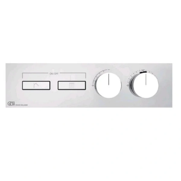 Gessi Hi-Fi Термостат для душа, с включением до 2 источников одновременно, внешняя часть, цвет: хром