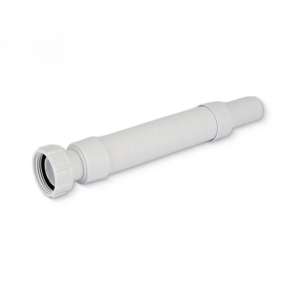 McAlpine Труба гофрированная раздв. L=300-500 мм, 40 мм, вход 1 1/4"B, выход D=32 мм