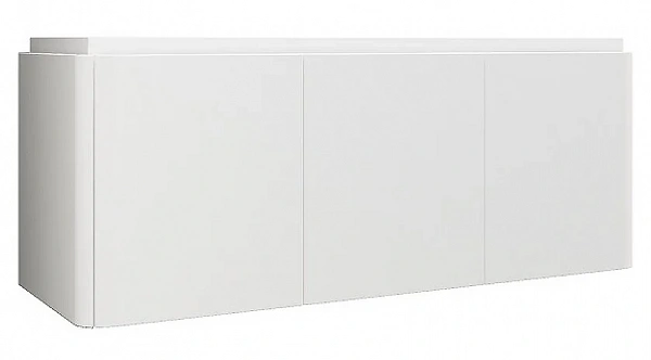 STYLUS Тумба под раковину подвесная, с шестью выдвижными ящиками 55230 Bianco opaco, 140x48x55
