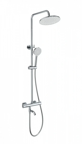 Душевая система с термостатом WONZON & WOGHAND INN 4, Хром (WW-B3047-A1-CR), шт