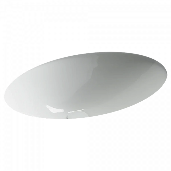 Раковина встраиваемая снизу CERAMICANOVA Era овальная 615x435x220 мм, цвет белый арт. CN6081