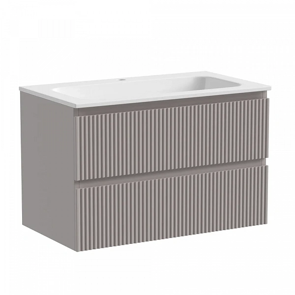 Тумба подвесная SANCOS Snob R 790х445х500, c двумя ящиками оснащенными доводчиками, Doha Soft, арт.S