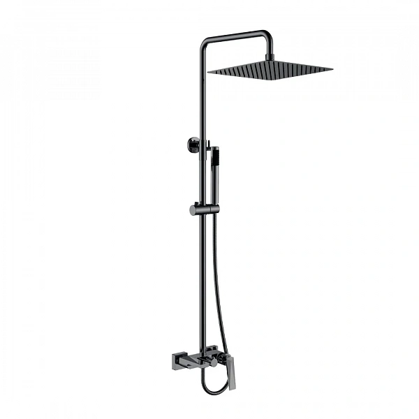 Boheme Стойка для душа со смесителем VENTURO Shine Gun Metall