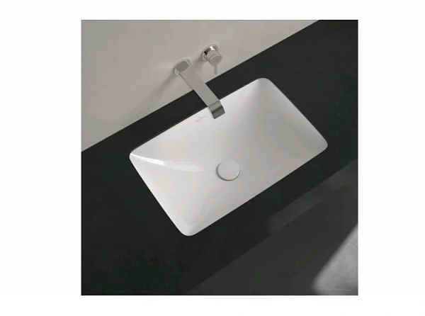 Раковина Villeroy&Boch Loop&Friends 45 х 28 х 17 см, встраиваемая снизу, альпийский белый, 4A560001