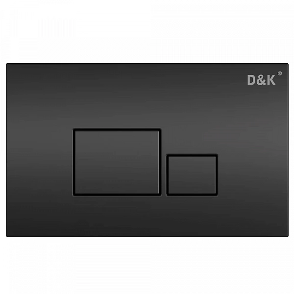 Клавиша смыва D&K черный Quadro (DB1519025) BelBagno