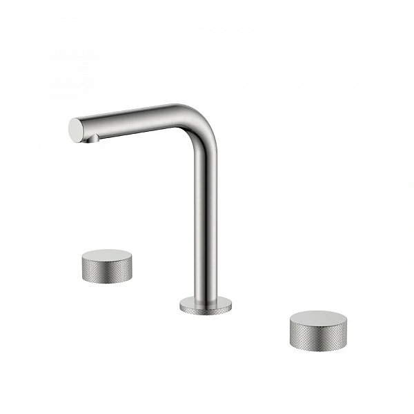 Смеситель на столешницу STICK TOUCH на 3 отв. Nickel Brush