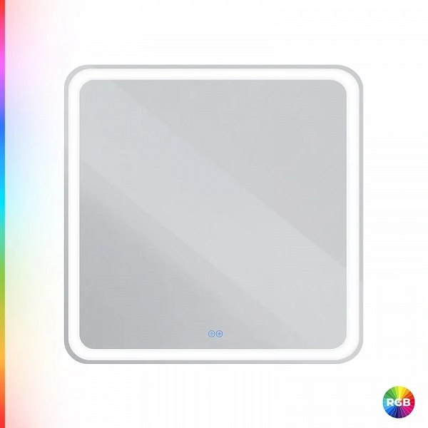 MULTICOLORE Зеркало со встроенной разноцветной подсветкой RGB и сенсорным выключателем CZR-SPC-MC-80