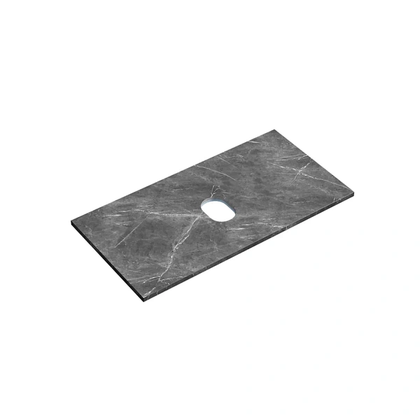 Столешница для ванной комнаты SANCOS 900х460, цвет black sky, арт. TT90A1