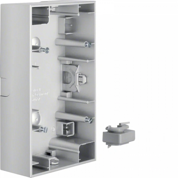 Коробка для наружного монтажа, K.5, 2-местная, цвет: алюминий