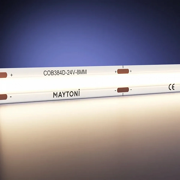 Maytoni Led Strip Светодиодная лента 24В COB 12Вт/м 3000К 5м IP 20 201075