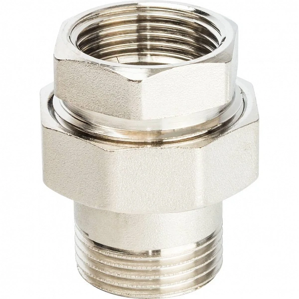 STOUT Разъемное соединение "американка" ВН, никелир уплот под гайкой o-ring кольцо, 1” упак.5/30