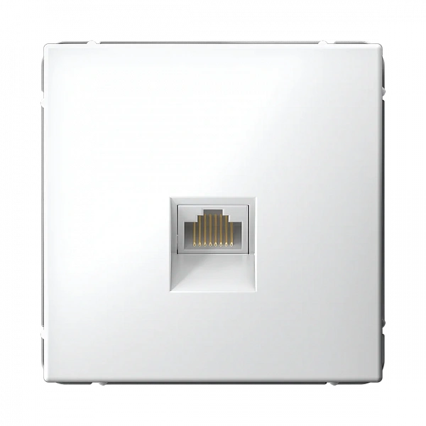ARTGALLERY РОЗЕТКА компьютерная RJ45, кат. 5е, механизм, БЕЛЫЙ