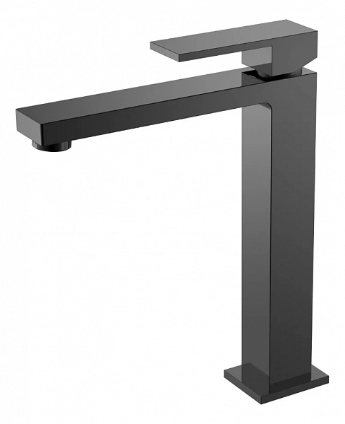 Boheme Смеситель для умывальника высокий QUBIC Shine Gun Metal