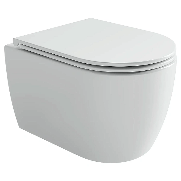 Унитаз подвесной Ceramicanova Noe CN4011T с сиденьем Белый