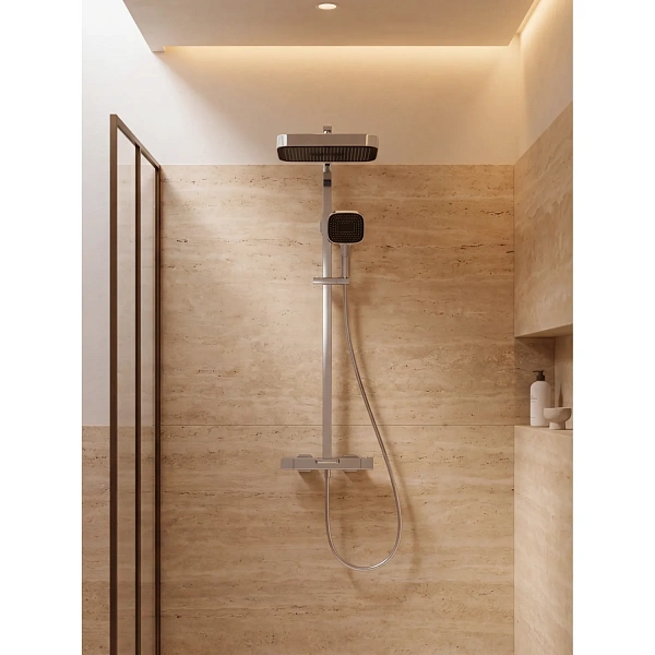 Душевая система с термостатом ALTROBAGNO Эгоиста (Egoista) 030436 Cr