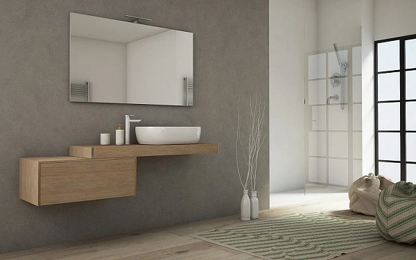TAVOLONE Консоль подвесная 41583 Rovere tabacco, 120x43x8 CEZARES