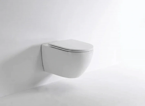 TECE spring R Комплект: Унитаз подвесной со смыв Tornado flush сиденье Slim микролифт, Белый глянец