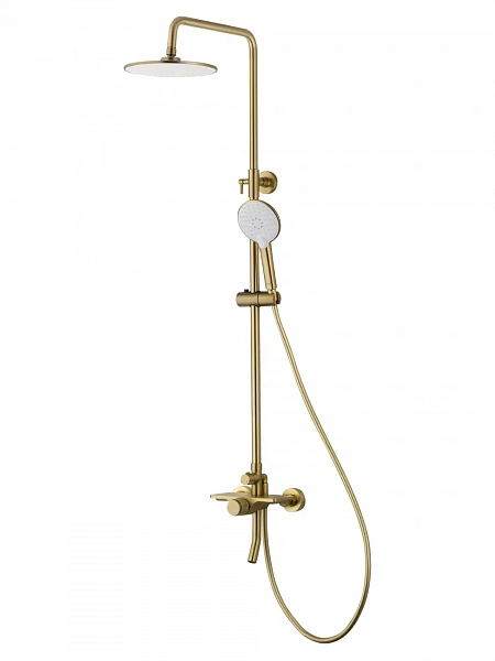 Душевая система WONZON & WOGHAND CLICK, Брашированное золото (WW-N3S962-BG), шт
