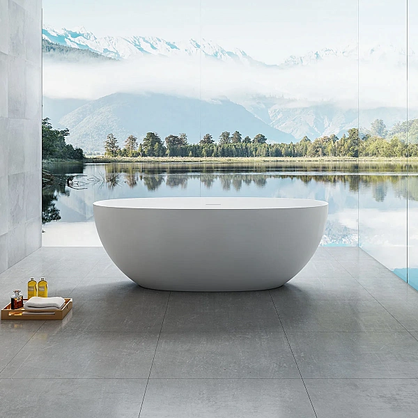 Ванна Solid Surface Vincea VBT-6S01MW, белый матовый