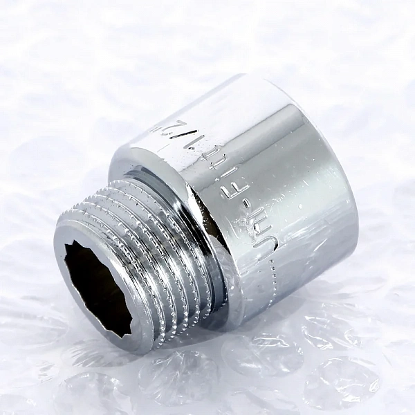 Удлинитель НВ 20 мм х 1/2", хромированный Uni-Fitt