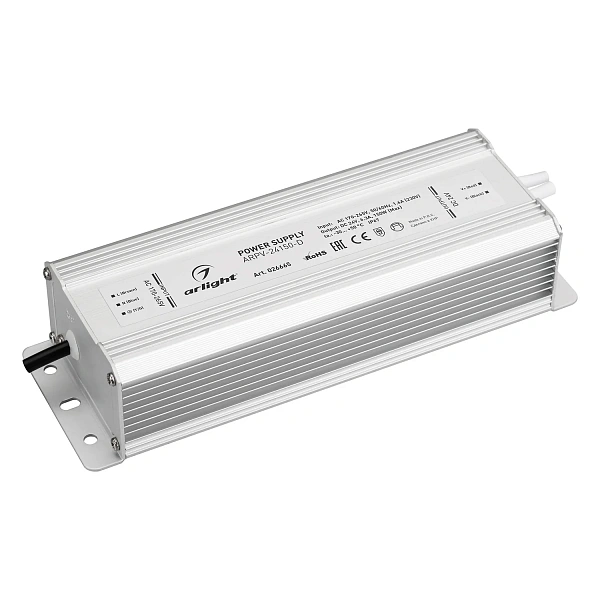 Блок питания ARPV-24150-B1 (24V, 6,3A, 150W) (Arlight, IP67 Металл, 3 года) 028789