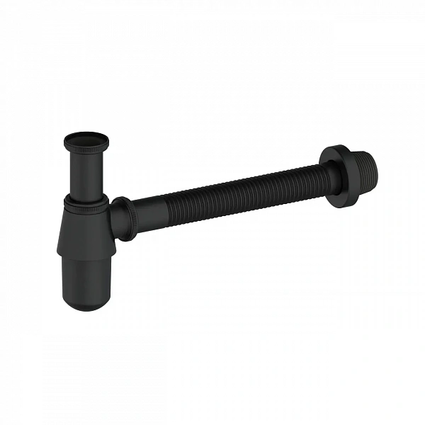 Сифон для раковины WONZON & WOGHAND, Черный матовый (WW-88SS102-MB), шт
