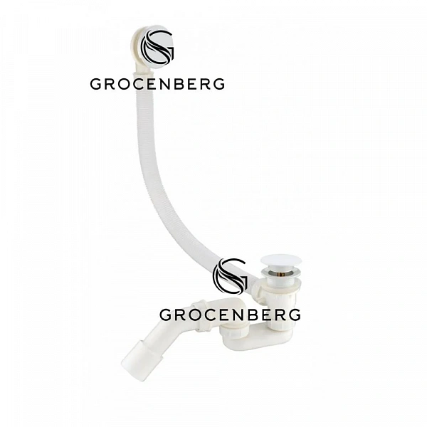 Слив-перелив Автоматический Grocenberg GB230W Белый