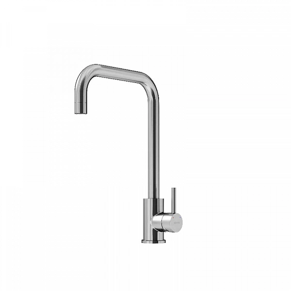 Смеситель для кухни из нержавеющей стали Sancos Stainless, с поворотным Г изливом, арт SC12002SS